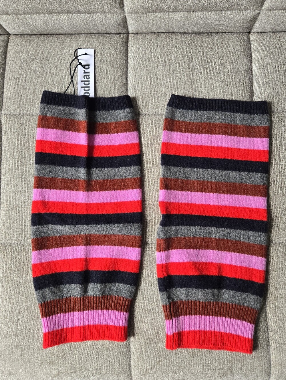 Molly Goddard | Stripe Rowan Leg Warmers One Size Lambswool